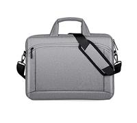 FANDARE Laptoptasche 12.9 Zoll Notebooktasche Herren Damen Aktentasche Umhängetasche Schultertasche für Uni Arbeit Business Schule Messenger Bags Hellgrau