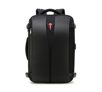 FANDARE Laptoptasche für 15.6 Zoll Herren Business Rucksack Reiserucksack mit USB Ladeanschluss Tragbarer Reisetasche 180 Grad Öffnung Wie Wasserdichtes Polyester Tagesrucksack Black