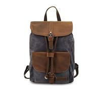 FANDARE Leinwand Wanderrucksack Rucksack Wasserdichter mit Kordelzug Trekkingrucksack Reiserucksack Outdoorrucksack für Herren Damen Wandern Camping Radfahren Klettern Bergsteigen und Reisen Sport