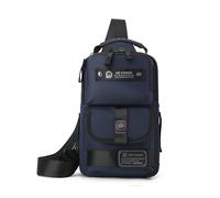 FANDARE Mehrzweck Herren Brusttasche Schultertasche Sling Bag Männerhandtasche Umhängetasche City Bag Men Shoulder Crossbody Bag Wandern Outdoor Sport Reise Schultertasche Wasserdicht Nylon Dunkelblau