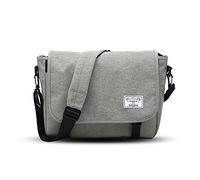 FANDARE Messenger Bag Umhängetasche Schultertasche Laptoprucksäcke Tasche Kuriertasche Polyester Hellgrau