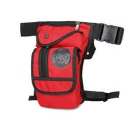 FANDARE Militär Beintasche Bauchtasche für Herren Damen Multifunktionale Hüfttasche Brusttasche Gürteltasche Sling Bag Umhängetaschen Schultertasche für Wandern Reisen Crossover Daypacks Rot