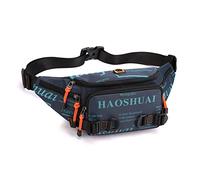 FANDARE Mode Herren Bauchtasche Brusttasche Schultertaschen Damen Sling Shoulder Bag Crossover Bag Umhängetasche Männer Umhängetasche für Reise Schule Wanderrucksäcke Crossbody Pack Dunkelblau