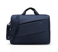 FANDARE Mode Laptoptasche Umhängetasche für 15.7 Zoll Laptop Handtasche Herren Damen Business Schultertasche Messenger Tasche für Studenten Outdoor Reisen Große Kapazität Wasserdicht Polyester Blau