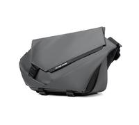 FANDARE Neu Brusttasche Herren Schultertasche Herren Sling Crossbody Bag Bauchtasche mit Stativhalterung Gürteltasche Hüfttasche Modern Umhängetaschen Handytasche für Wandern Reisen Daypacks Grau