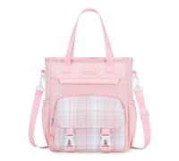 FANDARE Niedlich Umhängetasche Schultertasche 2-in-1-Umhängetasche Tote Handtaschen Tagesrucksack Kinderrucksack für Mädchen Junge Damen City-Rucksack Daypack Schulranzen Büchertaschen Rosa