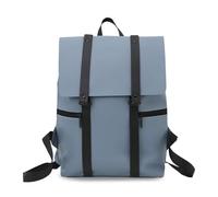 FANDARE PU-Leder Rucksack Herren Damen Schulrucksack Teenager Laptop Rucksäcke Schultasche Business Arbeit Reise Schulranzen Casual Daypacks für Reise Uni Büro Einkaufen Freizeit Campus Wandern Blau