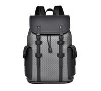 FANDARE PVC Tagesrucksack Herren Rucksack City Kurierrucksack Herren Einkaufsrucksack Daypack Rucksack Wasserdicht Arbeitsrucksack Rucksack Uni Radfahren Rucksack Business City Rucksack Grau A