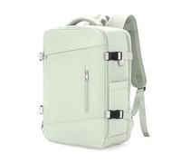FANDARE Reiserucksack mit USB-Anschluss Wasserdicht 15,6" Laptopfach Schuhfach 180° zu öffnen Atmungsaktivem Rückenpolster Trolleygurt - Großes Volumen für Reise & Alltag Mintgrün