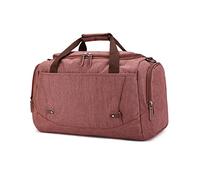 FANDARE Reisetasche Große Sporttasche Segeltuch Schultertasche Tote Handtasche Männer Weekender Tasche Kliniktasche Schwimmtasche Trainingstasche für Frauen Männer Crossbody Bag Braun