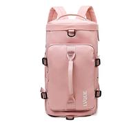 FANDARE Reisetaschen Fitnessstudio-Rucksack Handgepäck Duffel Tasche Sporttasche Übernachtung Tote Handtasche Damen Herren Weekender Tasche Schwimmtasche Trainingstasche mit Schuhfach