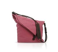 FANDARE Retro Umhängetasche für Männer/Frauen, 33 cm (13 Zoll), Laptop, Business, Crossbody Bag, Outdoor, Reisen, Camping, große Kapazität, Messengertasche, atmungsaktiv, Segeltuch, rot, L,
