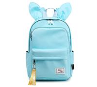 FANDARE Rucksack für Damen, 15,6 Zoll Laptop Rucksack, Leichter Tagesrucksack für Reise & Pendeln, Atmungsaktives & Strapazierfähiges Polyester, Flip-Lid-Vorderzugang Rucksack Hellblau