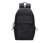 FANDARE Rucksack für Damen Herren Leichter Alltagsrucksack Wasserdichter Reiserucksack aus Polyester Kompakt & Vielseitig für Stadt Freizeit Kurztrip Büro Schwarz