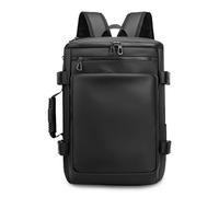 FANDARE Rucksack Herren Convertible Laptop Schulrucksack Business Reisen Schulranzen Arbeit Handgepäck Flug Genehmigt Bordgepäck Kabinenrucksack für Reise Weekender Trip Wasserdicht Nylon Schwarz