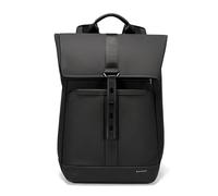 FANDARE Rucksack Herren & Damen Business Reisetasche Laptop 15.6 Zoll Laptoprucksack Wasserdicht Vielseitig für Arbeit Reise Alltag Mit Koffer-Gurt Mehrere Fächer & Knopfverschluss Schwarz