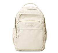 FANDARE Rucksack Schulrucksack Damen Herren Daypacks mit Laptopfach fü 15.6 Zoll Tagesrucksack Schulranzen Junge Mädchen Schultaschen für Universität Reisen Freizeit Wasserdichtes Polyester Beige