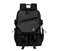 FANDARE Rucksack Tagesrucksack für Herren Cityrucksack Damen Outdoor Rucksack Rucksack handgepäck Flugzeug Rucksack Herren Einkaufsrucksack Daypack Arbeitsrucksack Uni Radfahren Rucksack Schwarz