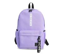 FANDARE Rucksäcke Schulrucksack Jungs Mädchen Schulranzen Teenager Schultasche für Herren Damen Schule Ranzen Reise Camping Casual Daypacks Polyester Lila