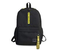 FANDARE Rucksäcke Schulrucksack Jungs Mädchen Schulranzen Teenager Schultasche für Herren Damen Schule Ranzen Reise Camping Casual Daypacks Polyester Schwarz Gelb