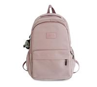 FANDARE Schulrucksack Damen Daypack mit Laptopfach Schultaschen Herren Laptop Rucksack für Mädchen Teenageralter Leichter Rucksack Wasserabweisend College für Ausflüge, Uni, Schule BüroRosa