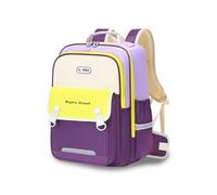 FANDARE Schulrucksack für Grundschüler - Ergonomischer Kinderrucksack mit Magnetverschluss & Westenartiger Gewichtsverteilung Verstellbarer Brustgurt Lila
