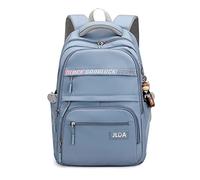 FANDARE Schulrucksack für Teenager - Jungen & Mädchen - Outdoor, Reise & Freizeit - Wasserdicht, Nylon, Blau
