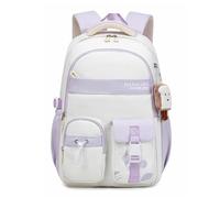 FANDARE Schulrucksack für Teenager & Uni - Wasserdicht, Laptop-Tagesrucksack für Damen & Herren - Leichter Rucksack in Hell Lila