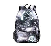FANDARE Rucksack Mädchen TeenagerSchulrucksack Galaxy Leuchtend Schultasche Junge Mädchen Rucksäcke Schulranzen mit USB Teenager Tagesrucksack Reise Daypacks Damen Herren Kinderrucksäcke Grau B