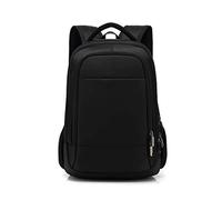 FANDARE Schulrucksack Herren Damen 14 Zoll Laptop Rucksäcke mit USB Kopfhörerloch Daypack Teenager Reise Hochschule Schulranzen Schultasche Tagesrucksack Wasserdicht Polyester Schwarz