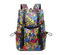 FANDARE Schulrucksack Jungen Schulranzen Mädchen Laptop Rucksack Herren Damen Schultasche Casual Daypacks für Reisen Uni Büro Alltag Freizeit Campus Wandern Mehrfarbig