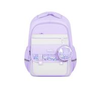 FANDARE Schulrucksack Mädchen Glitzernder Rucksack mit Sequins &Wendbaren Pailletten leichter Wasserdichter Schülerrucksack für Teenager Reflektoren für Sicherheit inkl. Münztasche Lila