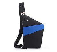 FANDARE Segmentiert Brustasche Anti Diebstahl Sling Bag Herren Sport Damen Umhängetasche Links Schulter Crossbody Messenger-Bags Schultertaschen für Reise Schule Wandern Bodybag Schwarz Blau