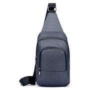 FANDARE Sling Bag, Schulterrucksack Brusttasche Umhängetasche Unisex, Leichter Trekkingrucksack für Travel Hike Radfahren Camping Outdoor Sport Grau