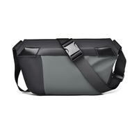 FANDARE Sport Funktion Brusttasche Herren Umhängetasche Sling Crossbody Bag Manner Brustbeutel Wasserdichtes PU Leder Messenger-Bags Schultertaschen für Reise Schule Wandern Bodybag Grün