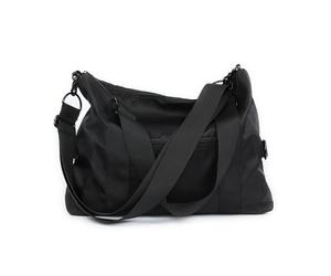 FANDARE Sporttasche Damen & Herren, Fitness Umhängetasche mit großer Kapazität, wasserdichte Nylon Reisetasche für Gym Training & Reise, leichte Schultertasche Schwarz