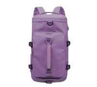 FANDARE Sporttasche Reisetasche Lässiger Laptop Rucksack Herren Damen Weekender mit Schuhfach Ryanair Handgepäck Fitnesstasche Trainingstasche Badetasche Reisetasche Urlaubstasche Hellviolett
