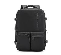 FANDARE Tagesrucksack Herren Rucksack Einkaufsrucksack Laptop Daypack Rucksack Herren Damen Notebook Arbeitsrucksack Rucksack Uni Rucksack Business City Rucksack mit USB-Ladeanschluss Schwarz