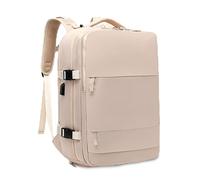 FANDARE Tagesrucksack Rucksack Lässig Einkaufsrucksack Laptop Daypack 180°-Verschluss Rucksack Herren Damen Notebook Arbeitsrucksack Rucksack Uni Rucksack Business City Rucksack Aprikose