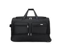 FANDARE Trolley Reisetasche mit Rollen Praktische Trolley Sporttasche Rucksack Wanderrucksack Weekender Handgepäcktrolley Herren Damen Reisegepäck für Einkauf Business Wochenendtrips Schwarz M