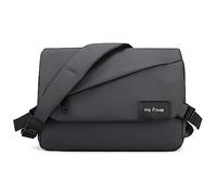 FANDARE Ultraleich Umhängetasche Herren Schultertasche Männer Hängetasche Arbeitstasche Nylon Messenger Bag für Alltag Freizeit Arbeit Büro Reisen Schule Wasserdicht Herren-Schultertaschen Grau