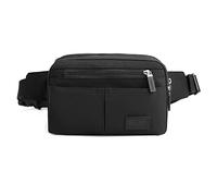 FANDARE Ultraleicht Bauchtasche Brusttasche Gürteltasche Hüfttasche Sport Sling Bag Damen Umhängetaschen Schultertasche Handytasche zum Umhängen Crossover Daypacks Reisen Crossbody Pack Schwarz