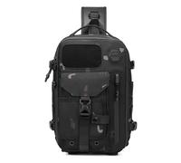 FANDARE Ultraleicht Brusttasche Herren Military Schultertasche Herren Taktisch Sling Crossbody Bag Modern Umhängetaschen Handytasche für Wandern Reisen Camping Trekking DaypacksCamo