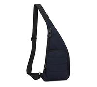 FANDARE Ultraleicht Brusttasche Sling Bag Herren Damen Bauchtasche Umhängetaschen Schultertasche Crossover Daypacks für Outdoor Reisen Camping Wanderrucksäcke Crossbody Pack Blau b