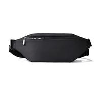 FANDARE Ultraleicht Brusttasche Sling Rucksack Daypacks Sport-Schultertaschen für Herren Schultertasche Umhängetasche für Outdoor Sport Wandern Radfahren Reisen Wasserdicht Nylon Schwarz A