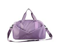 FANDARE Ultraleicht Reisetaschen Handgepäck Sporttasche Schultertasche Übernachtung Sporttasche Damen Herren Weekender Kliniktasche Schwimmtasche Trainingstasche mit Schuhfach Violett