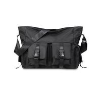 FANDARE Ultraleicht Umhängetasche Herren Schultertasche Hängetasche Damen Reisetaschen Handgepäck Arbeitstasche passend für 15,6 Zoll Tablet zum Umhängen Freizeit Arbeit Büro Messenger Bag Schwarz