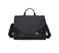 FANDARE Ultraleicht Umhängetasche Herren Schultertasche Hängetasche mit unabhängigem Laptopfach Damen Reisetaschen Handgepäck passend zum Umhängen Freizeit Arbeit Büro Messenger Bag Schwarz