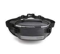 FANDARE Umhängetasche Bauchtasche Schultertasche für Damen Herren Multifunktional mit vielen Taschen & Großem Fassungsvermögen Wasserdichtes Nylon Grau