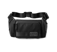 FANDARE Umhängetasche für Herren Herren Schultertaschen Brusttasche Herrentasche Bauchtasche Sling Shoulder Bag Crossover Bag Männer für Reise Wanderrucksäcke Crossbody Pack Wasserdicht Nylon Schwarz